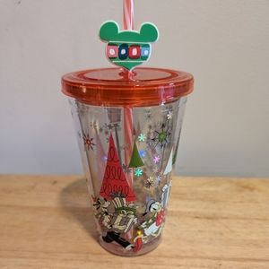 Water Bottle Mickey Mouse Christmas and Friends